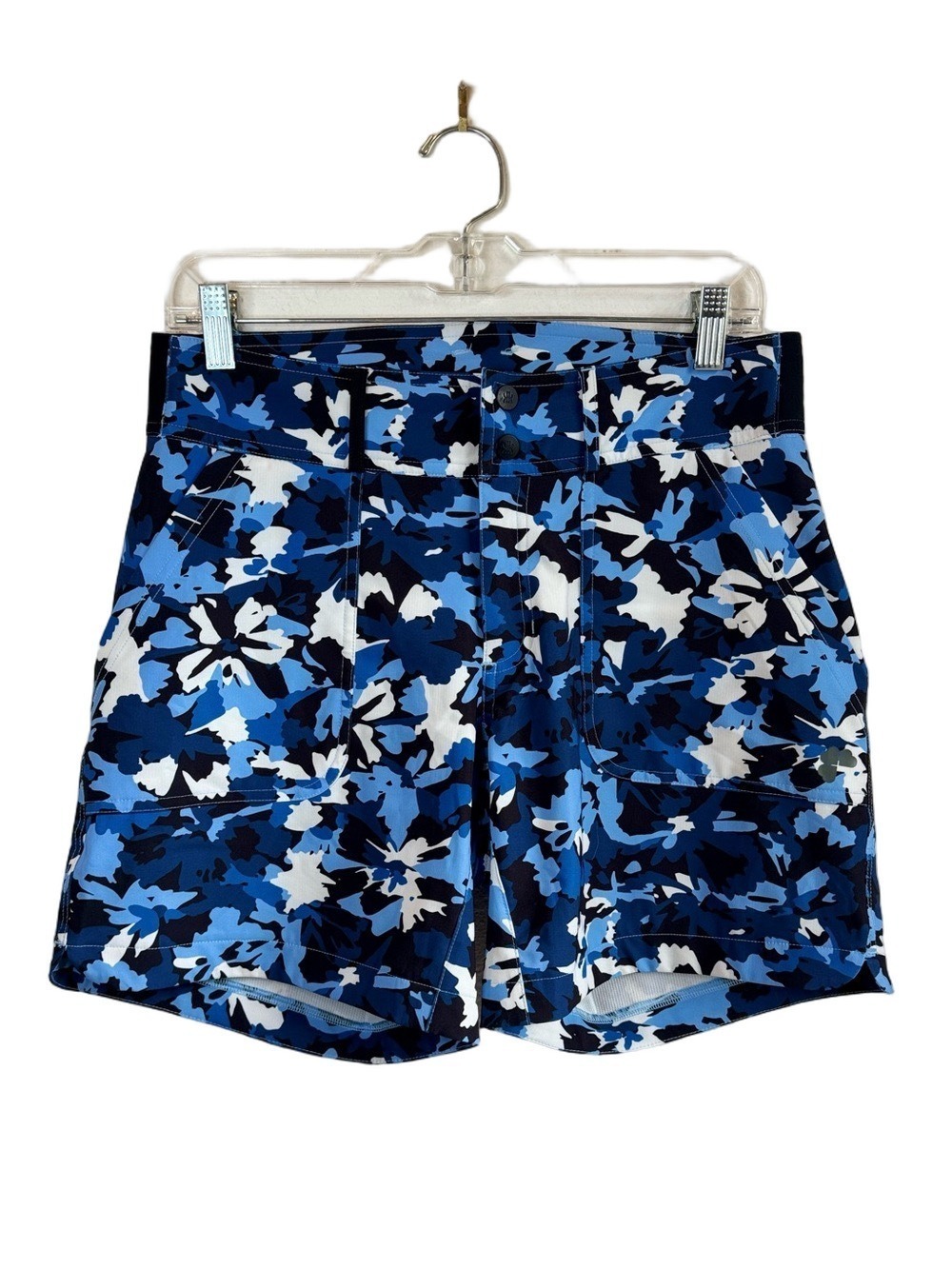 KRIMSON KLOVER Blue Floral Bermudas